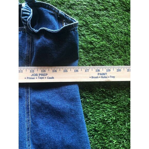 NEW Steve Madden Denim size LARGE Corset Mini Blue Jean Dress Summer Sweetheart - Picture 6 of 6